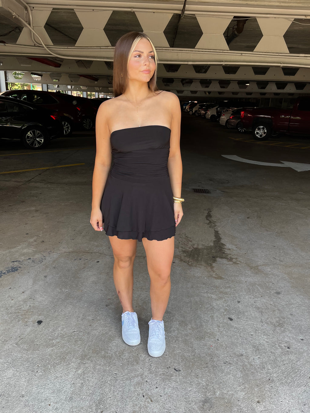 Lover Gal Mini Dress in Black