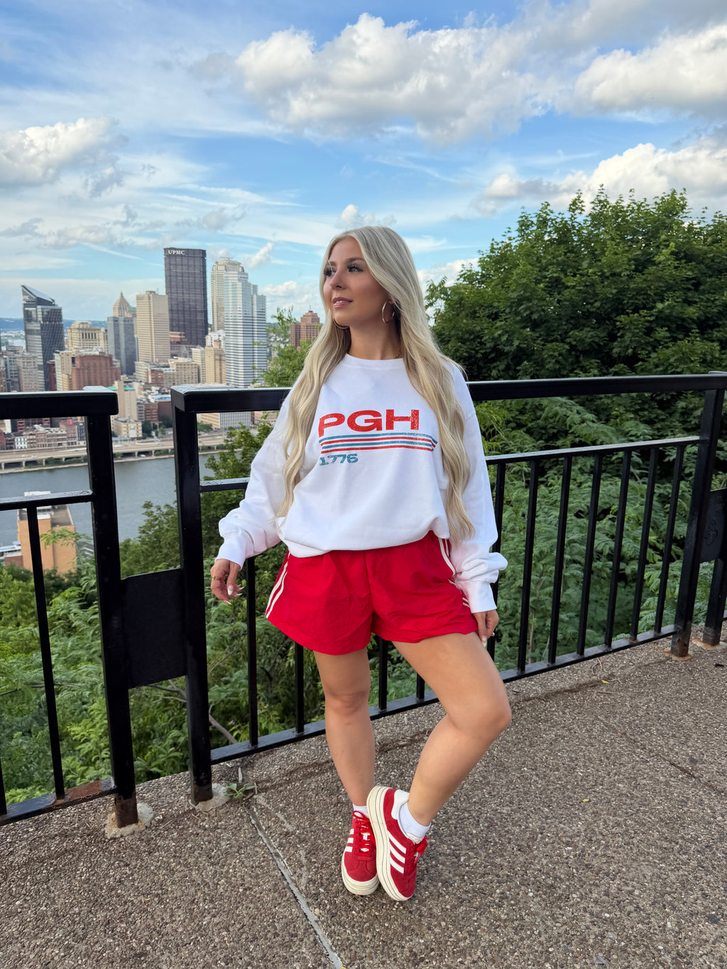 PGH Retro Stripes Crewneck