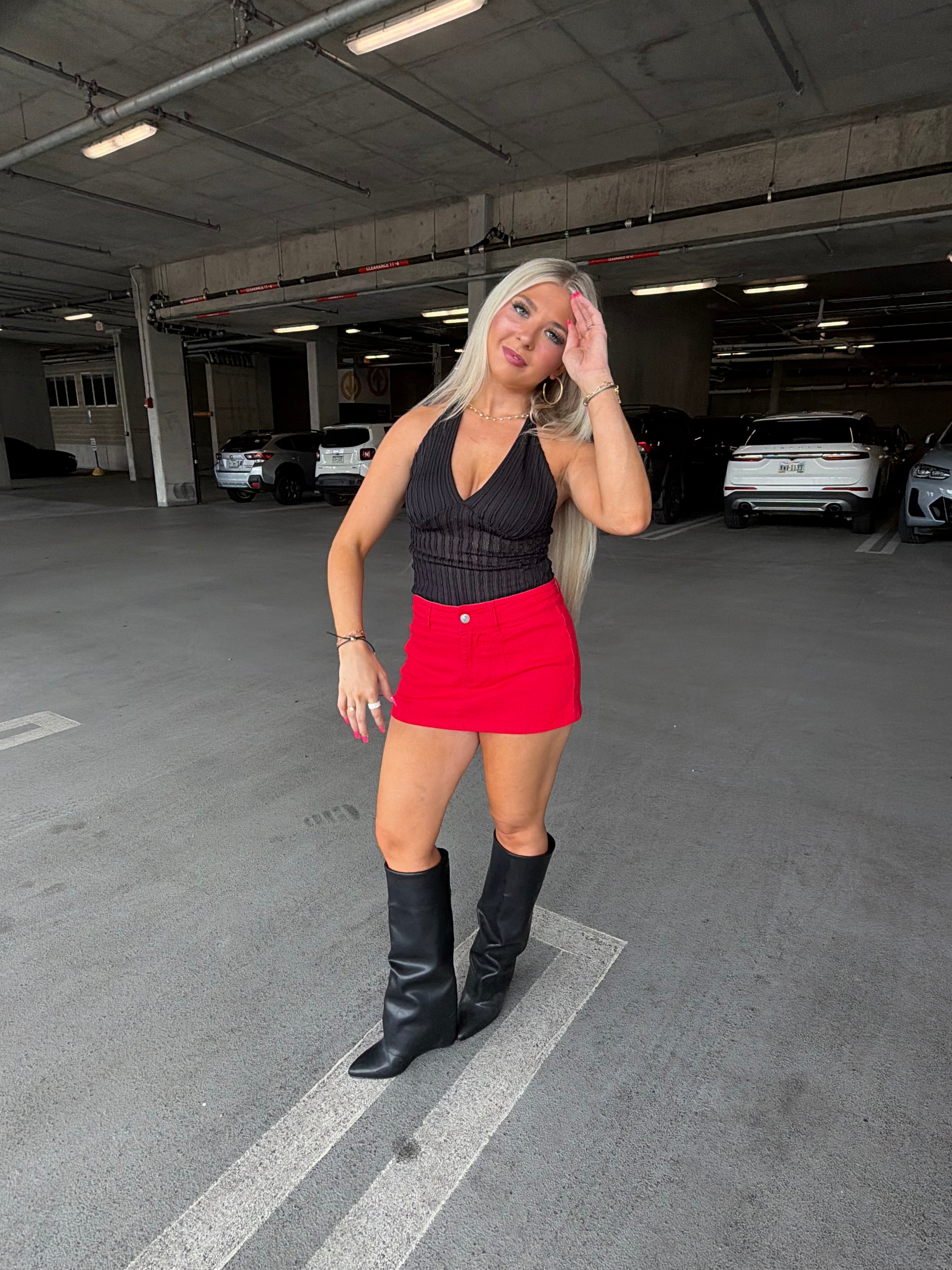 Love Washed Mini Skort