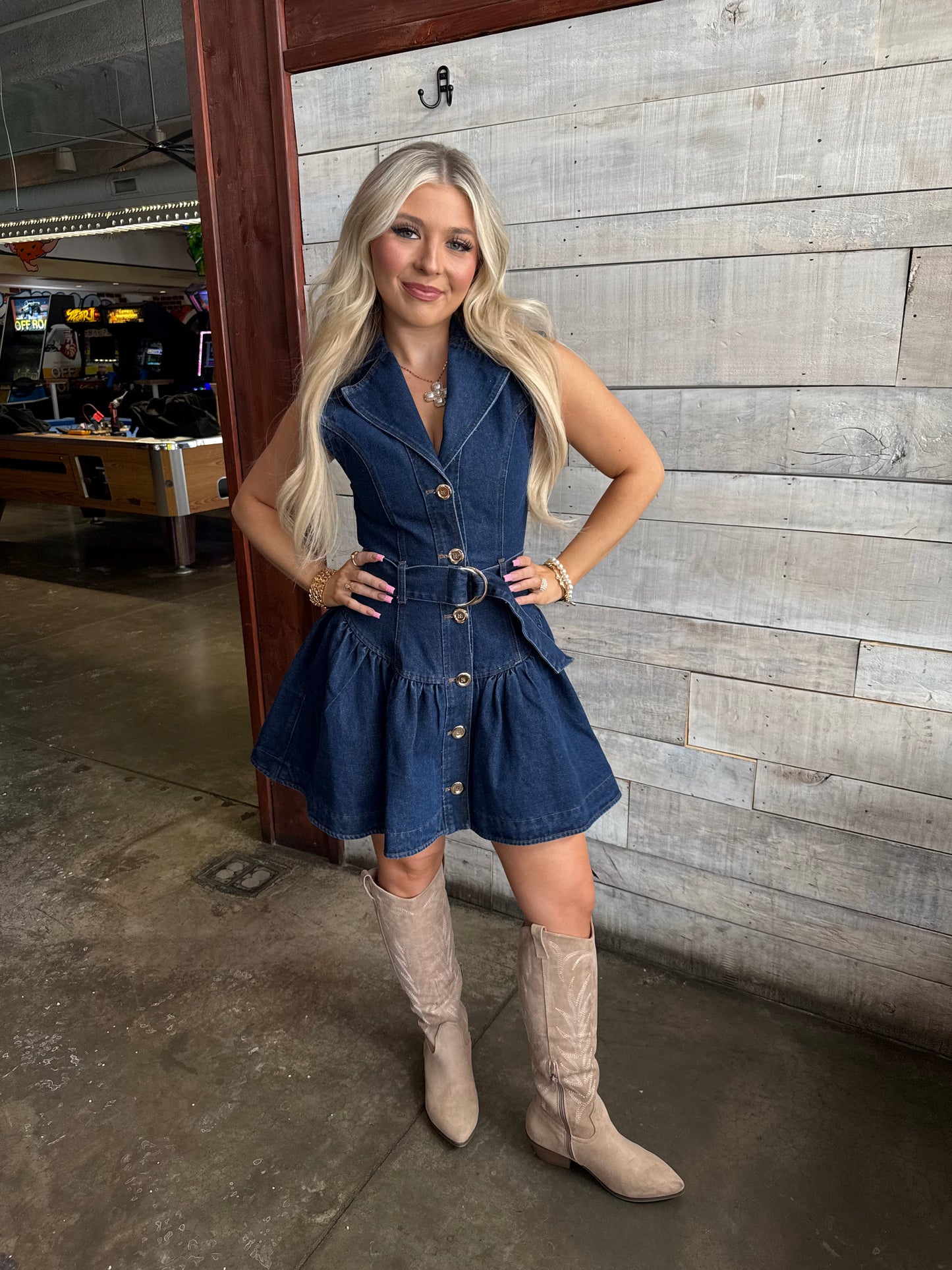 Mild Wear Denim Dress