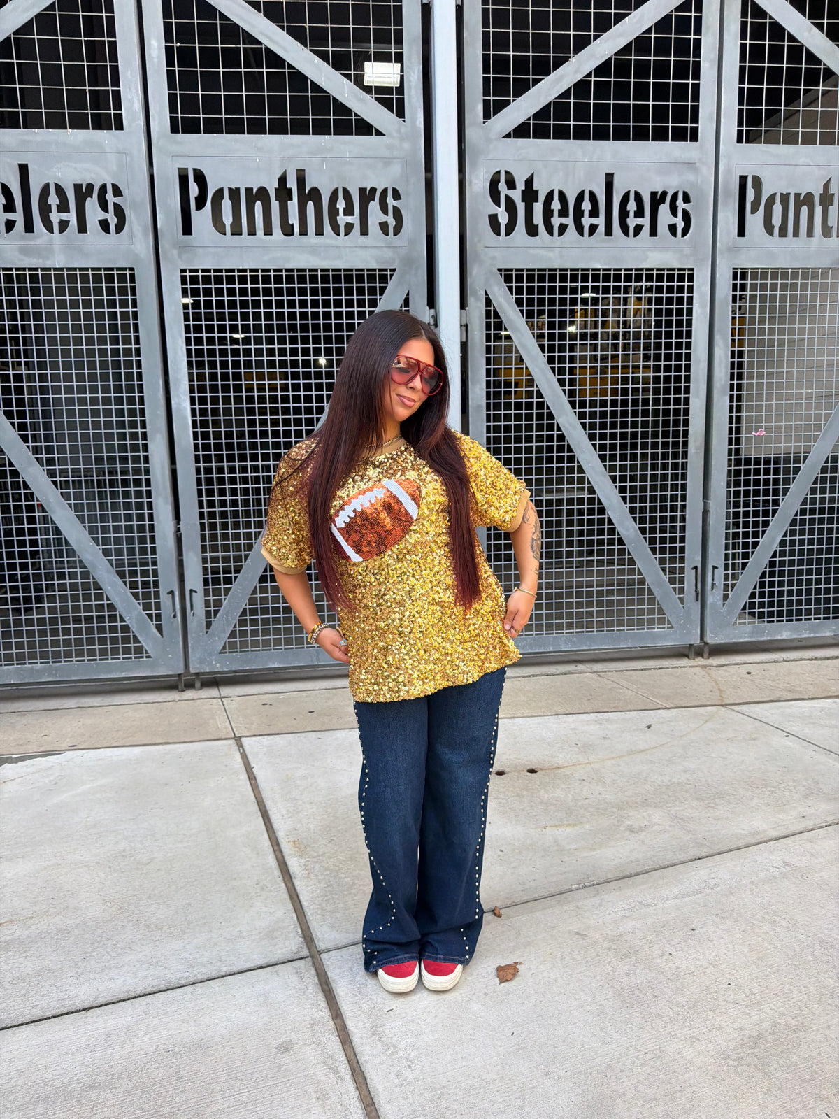 Football Party Tee FINAL SALE