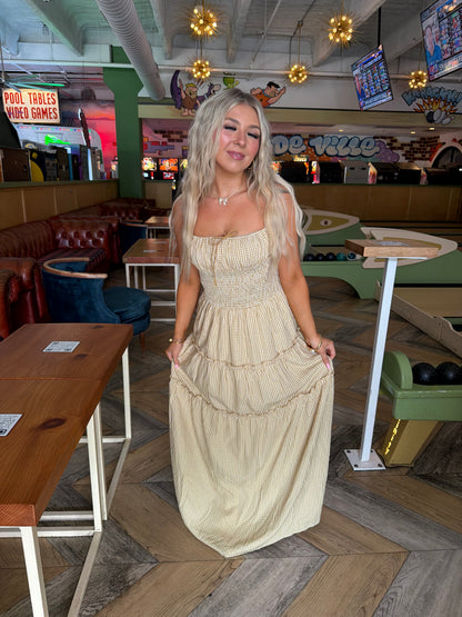 Manchild Yellow Maxi Dress