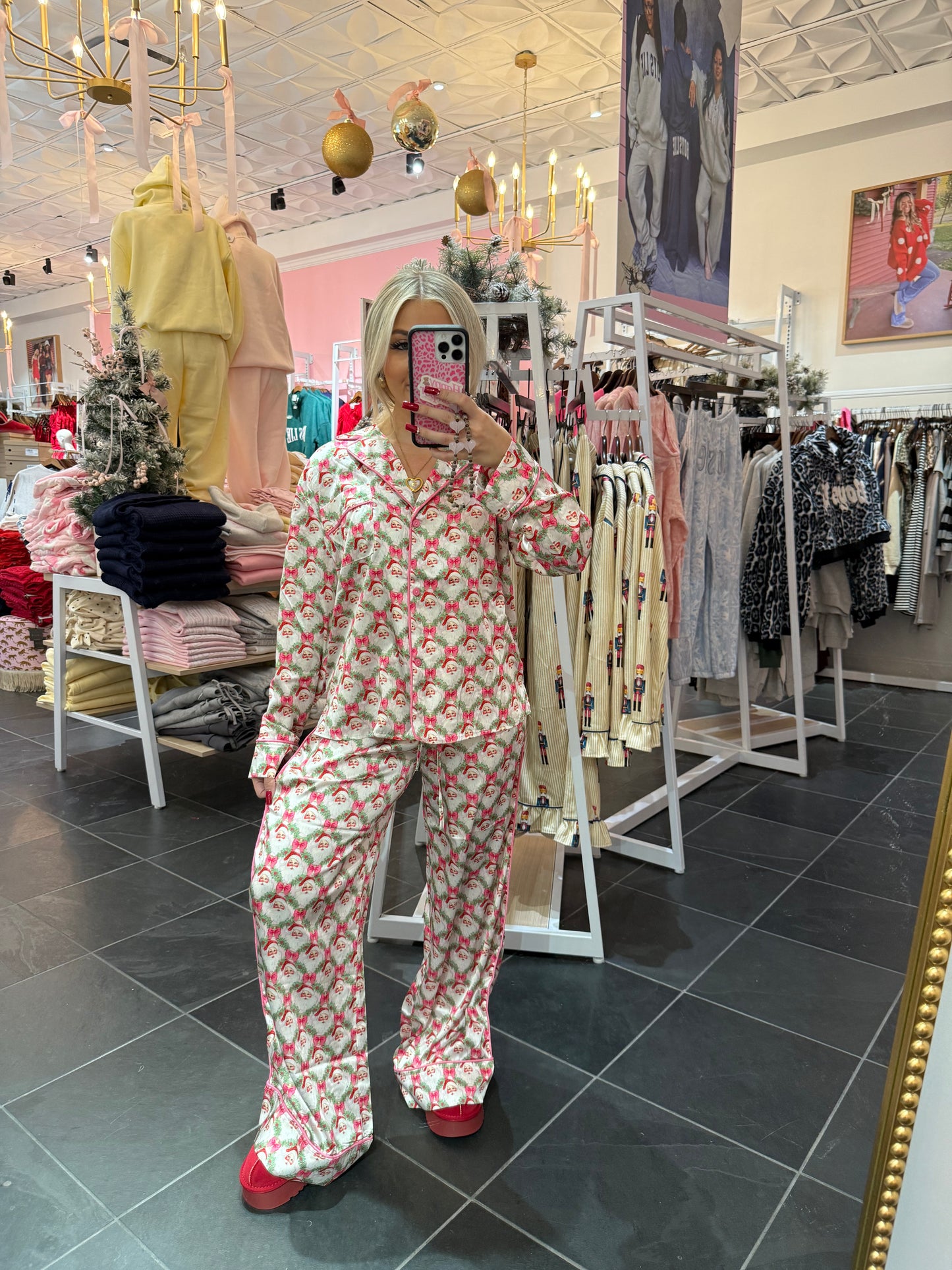 Lots Of Santa Jammies (SOLD TOGETHER)