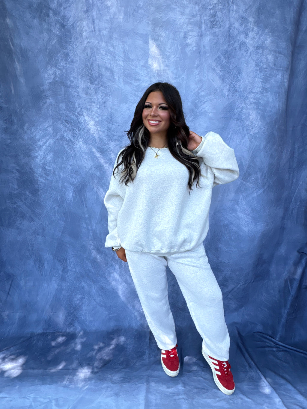 So Fetch Sweatshirt in Heather White