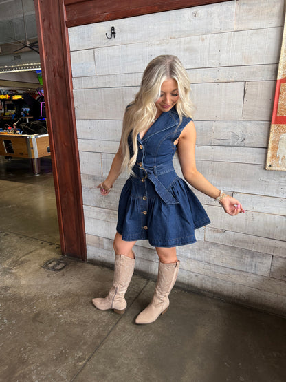 Mild Wear Denim Dress