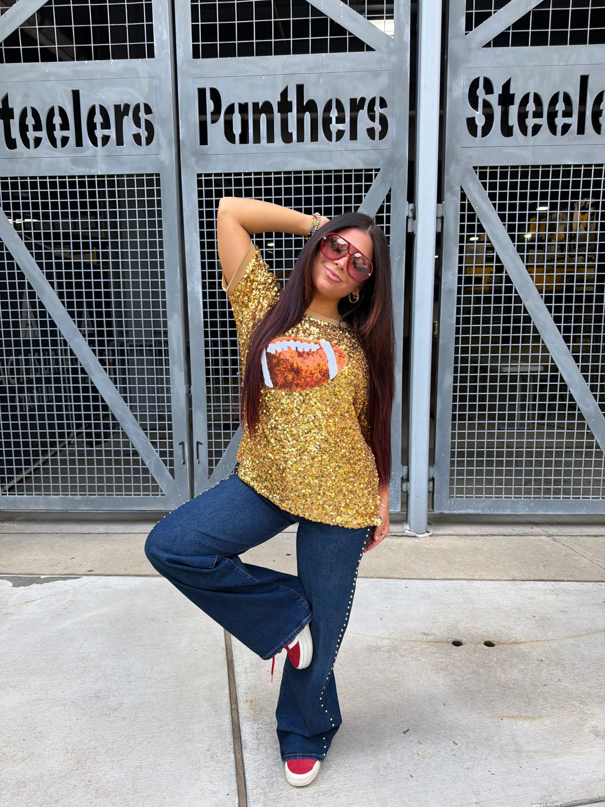 Football Party Tee FINAL SALE