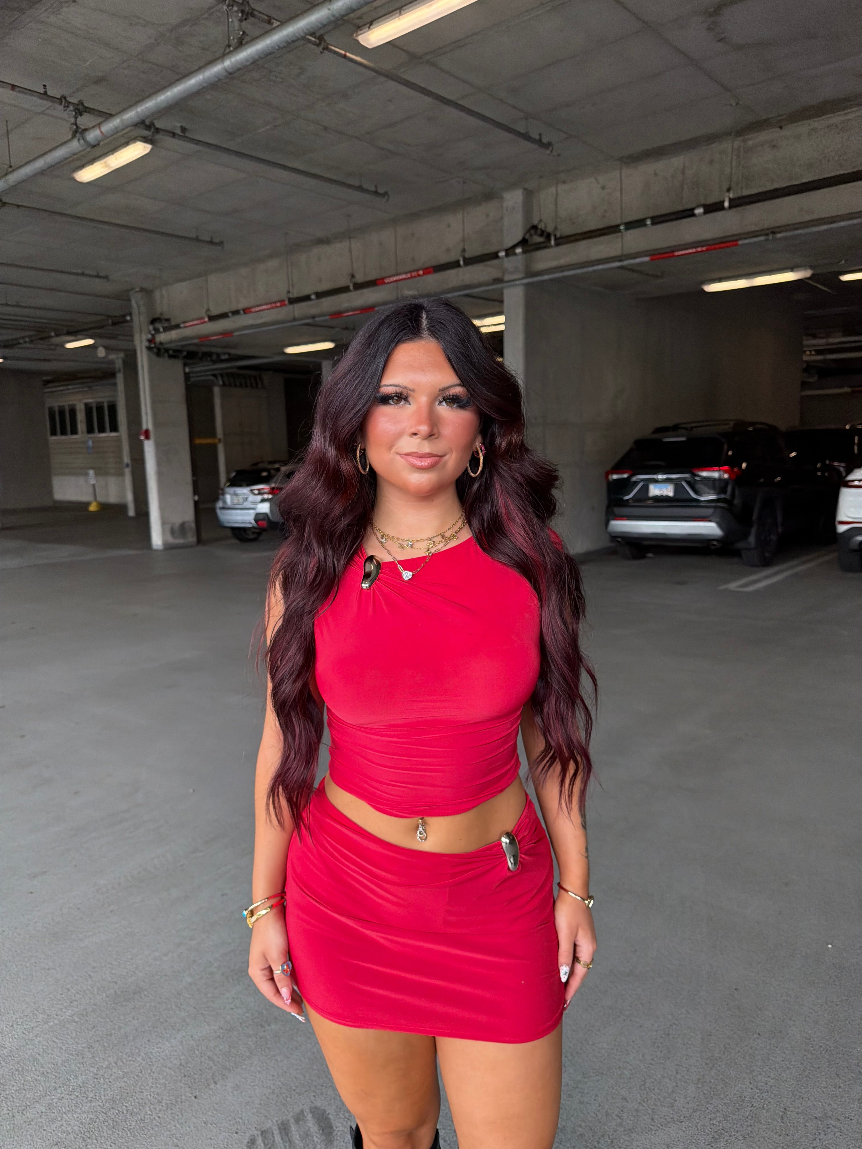 Banks Set (RED) Skirt