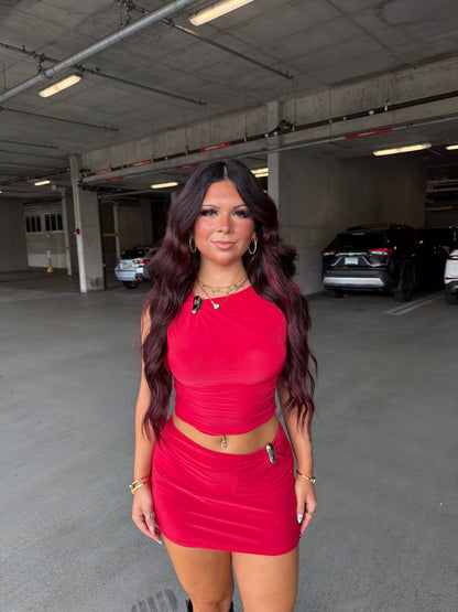 Banks Set (RED) Skirt