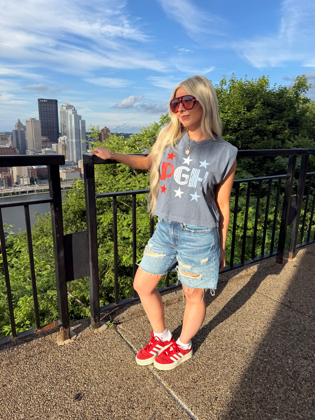 PGH Retro Stars Muscle Tee