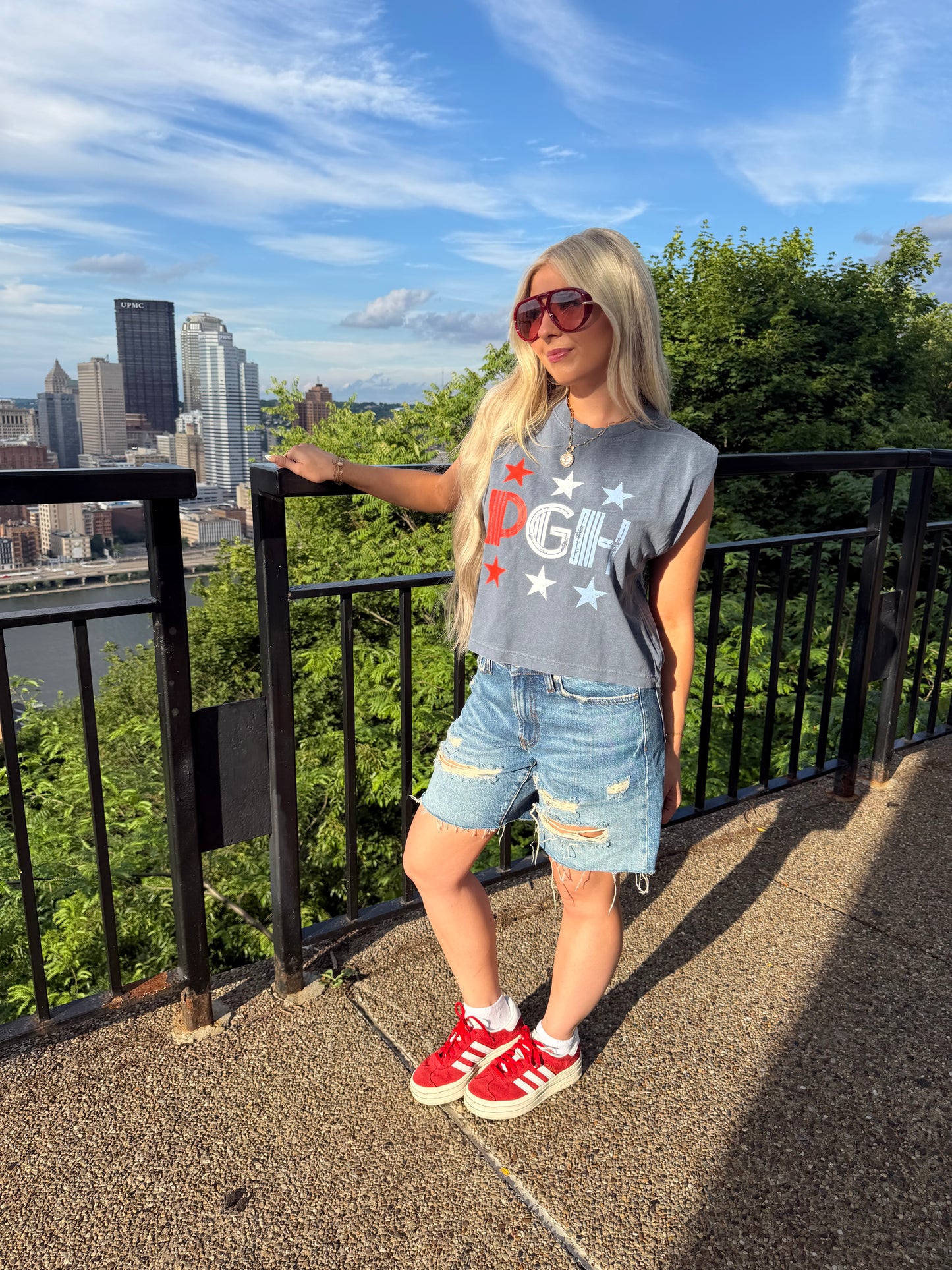 PGH Retro Stars Muscle Tee