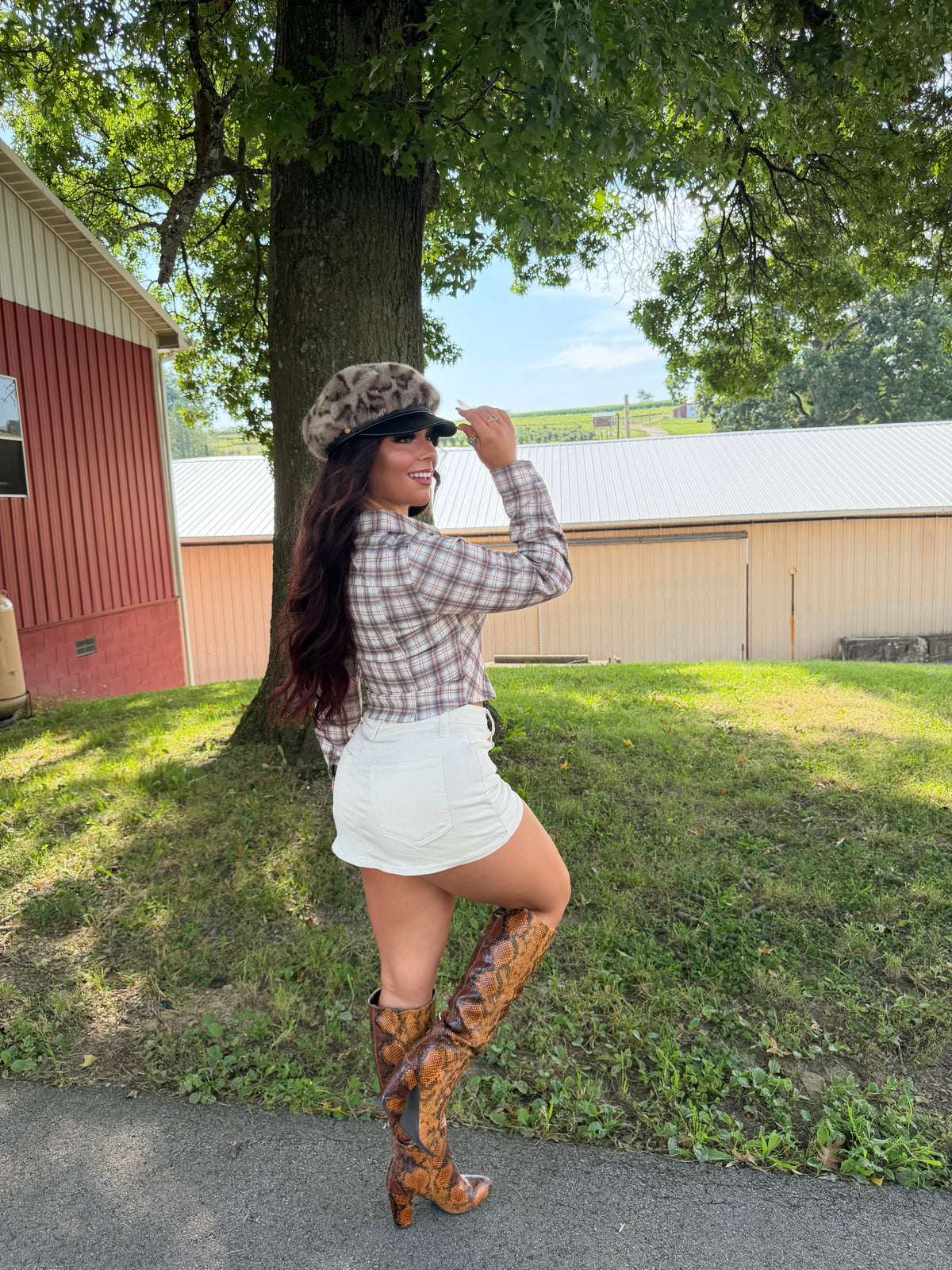 For The Fall, Plaid Top
