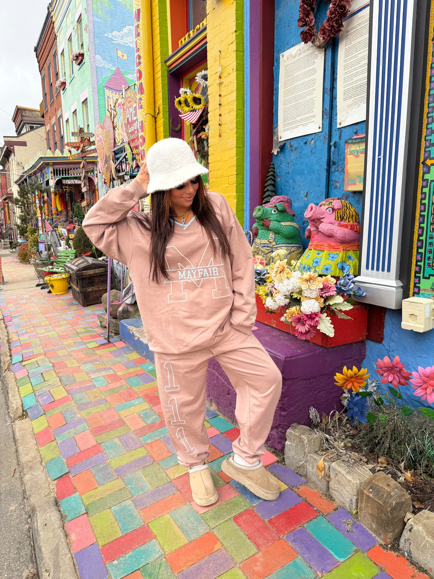 The Mayfair Group Angels V-Neck Sweatshirt