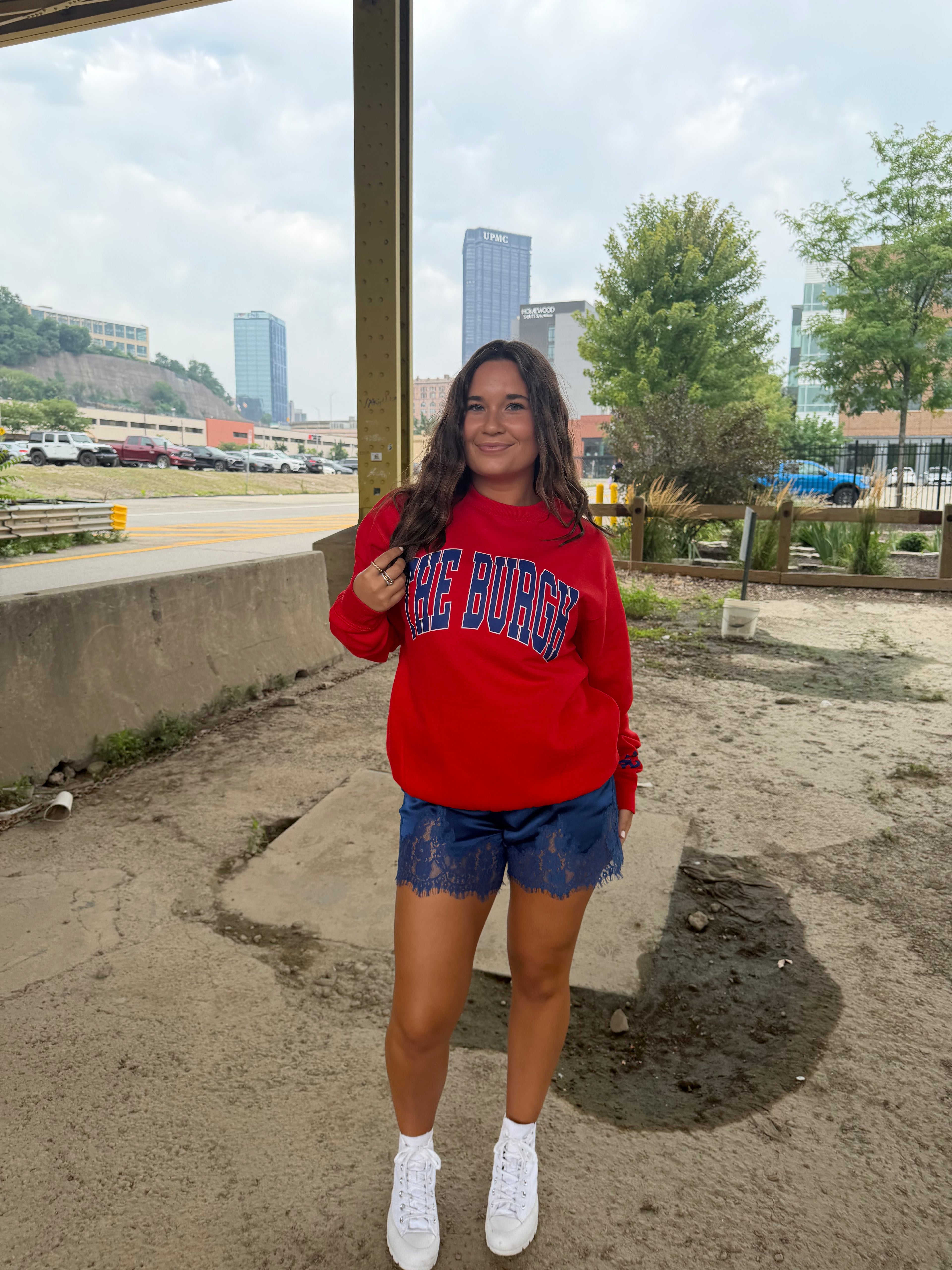 The Burgh 412 Crew Red/Blue