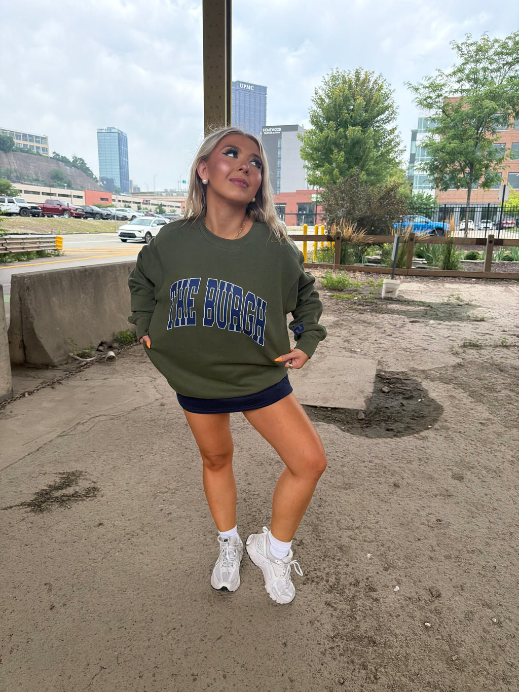 The Burgh 412 Crew Green/Navy