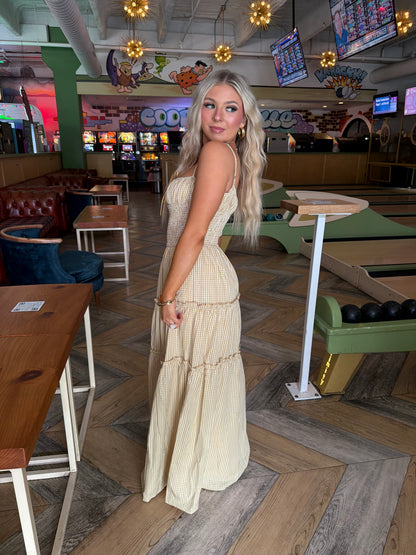 Manchild Yellow Maxi Dress