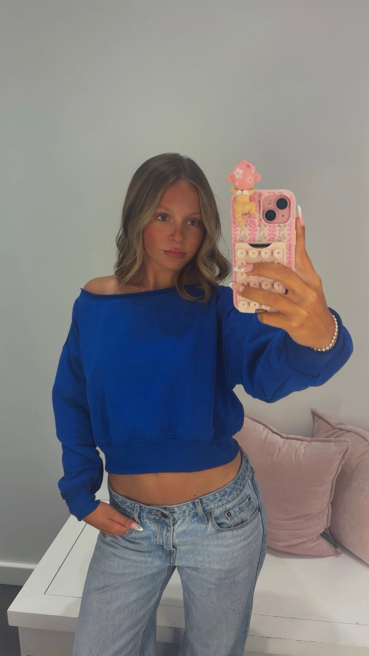 Beauty Boo One Shoulder in Blue