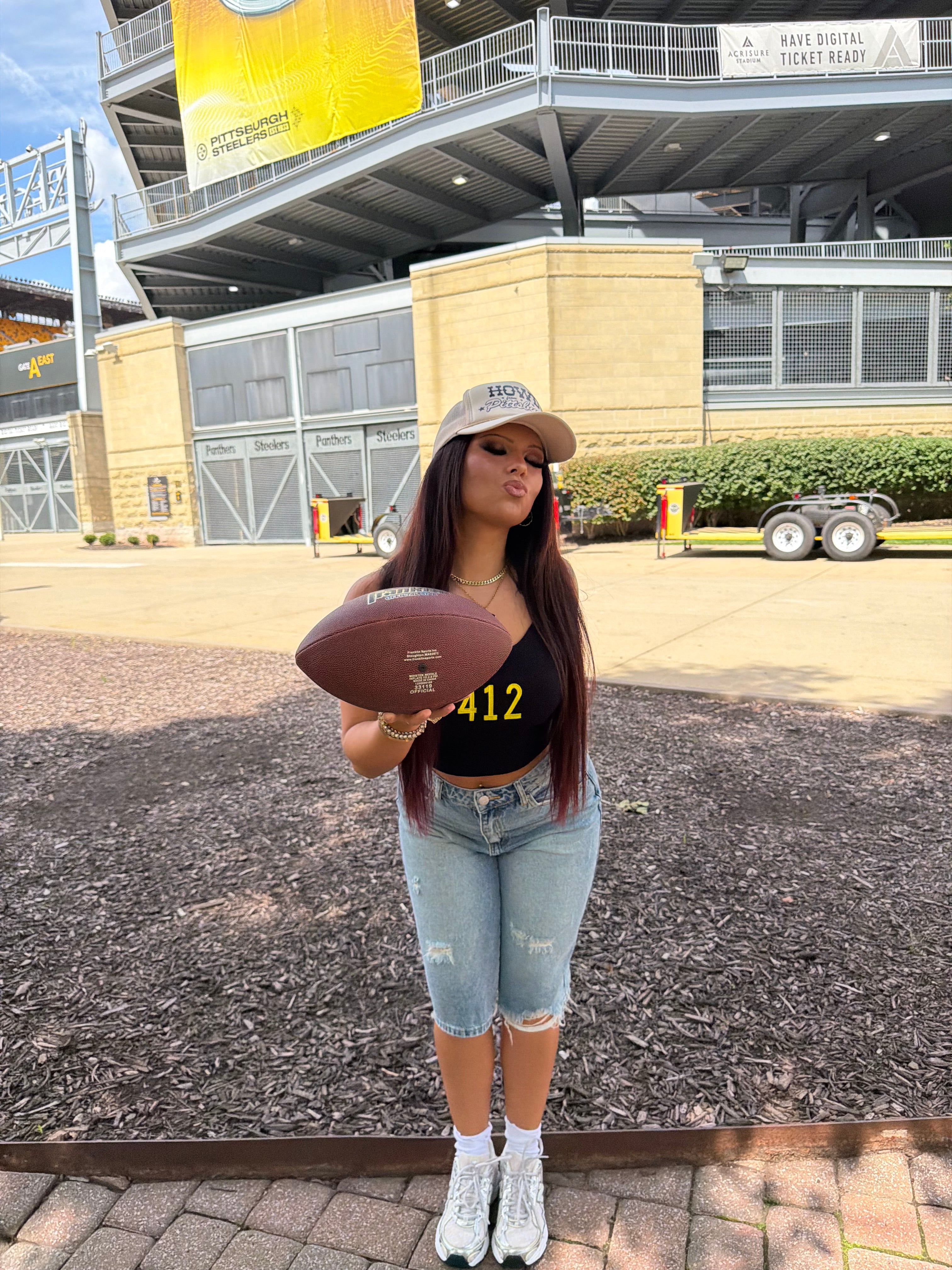 Black & Gold Tank: 412 FINAL SALE