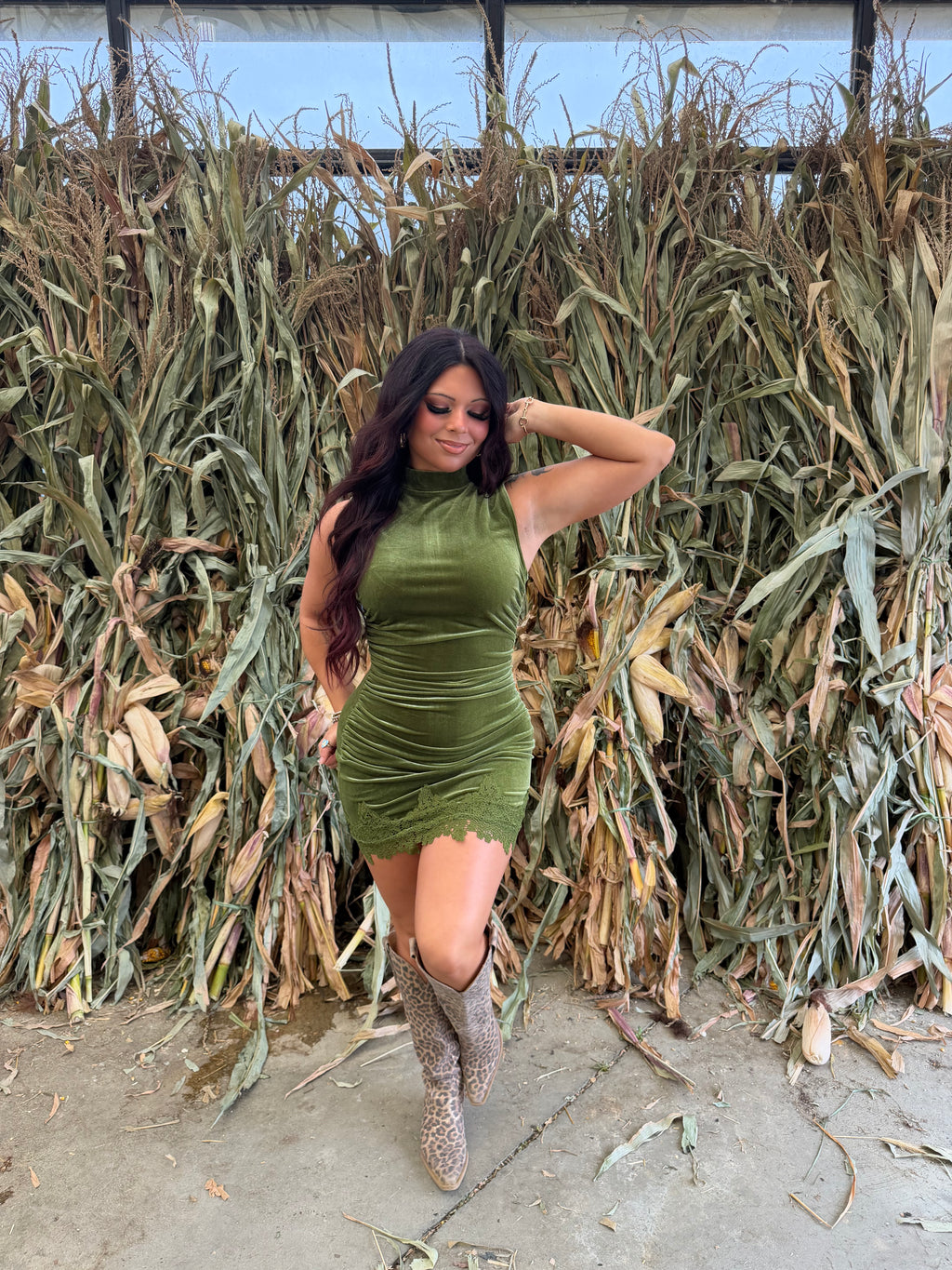 Moss Girl Soft Dress