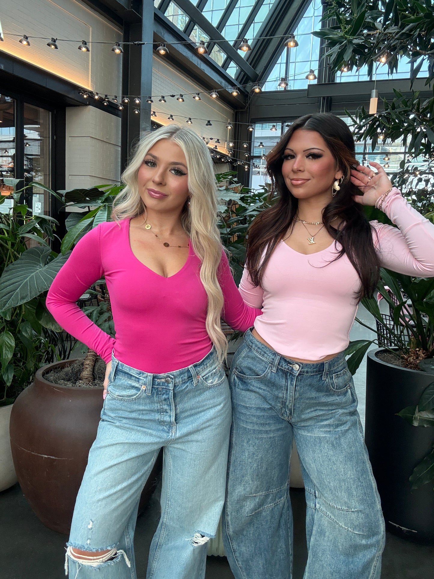 Dumb Love L/S In Baby Pink