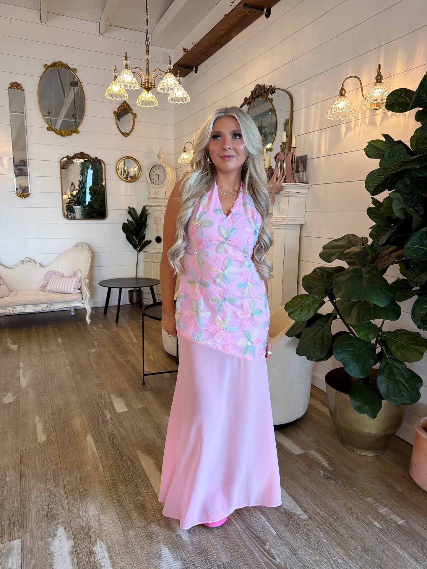 Mermaid Star Floral Dress