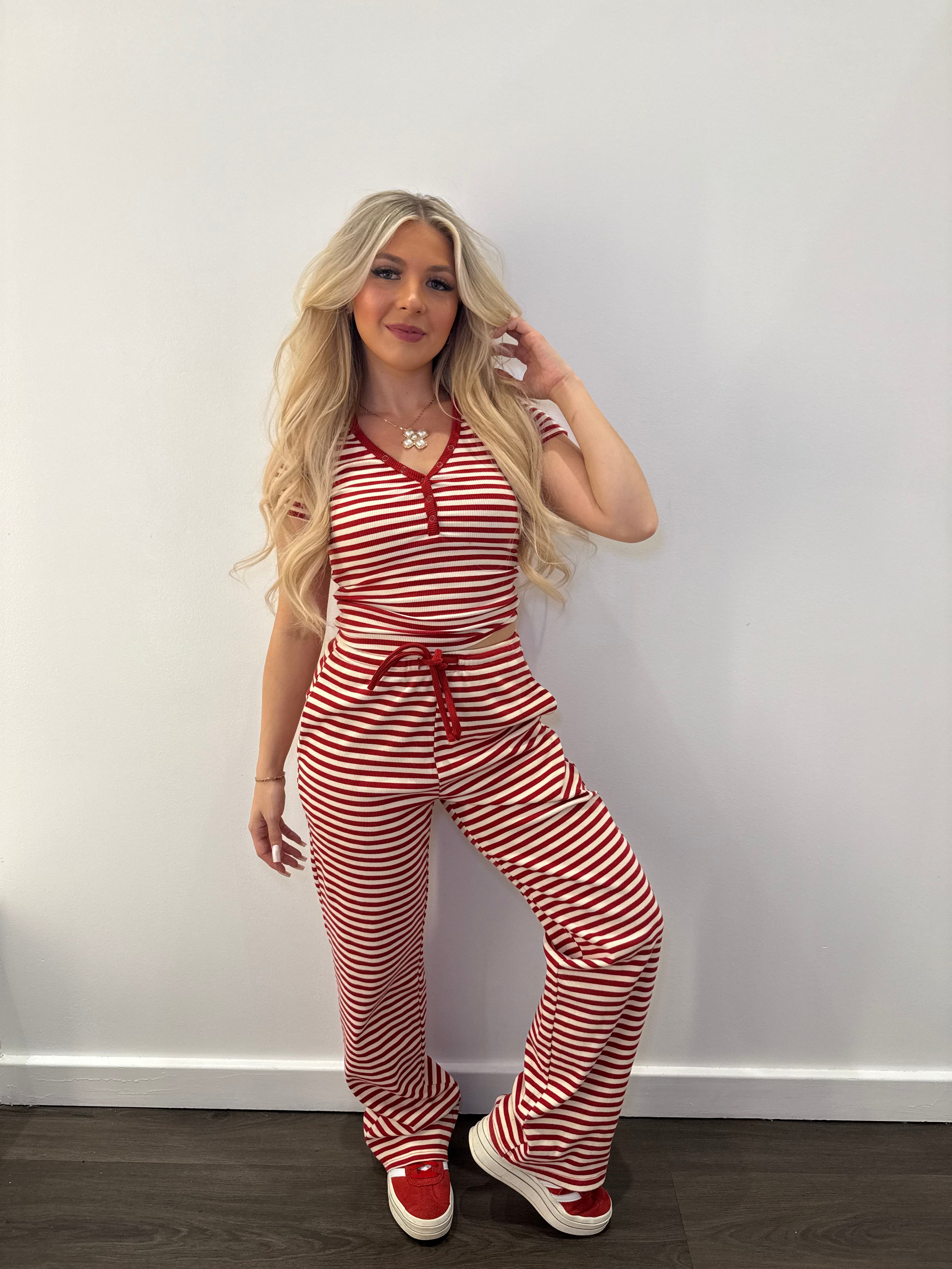 Candy Cane Stripe Set (TOP ONLY)
