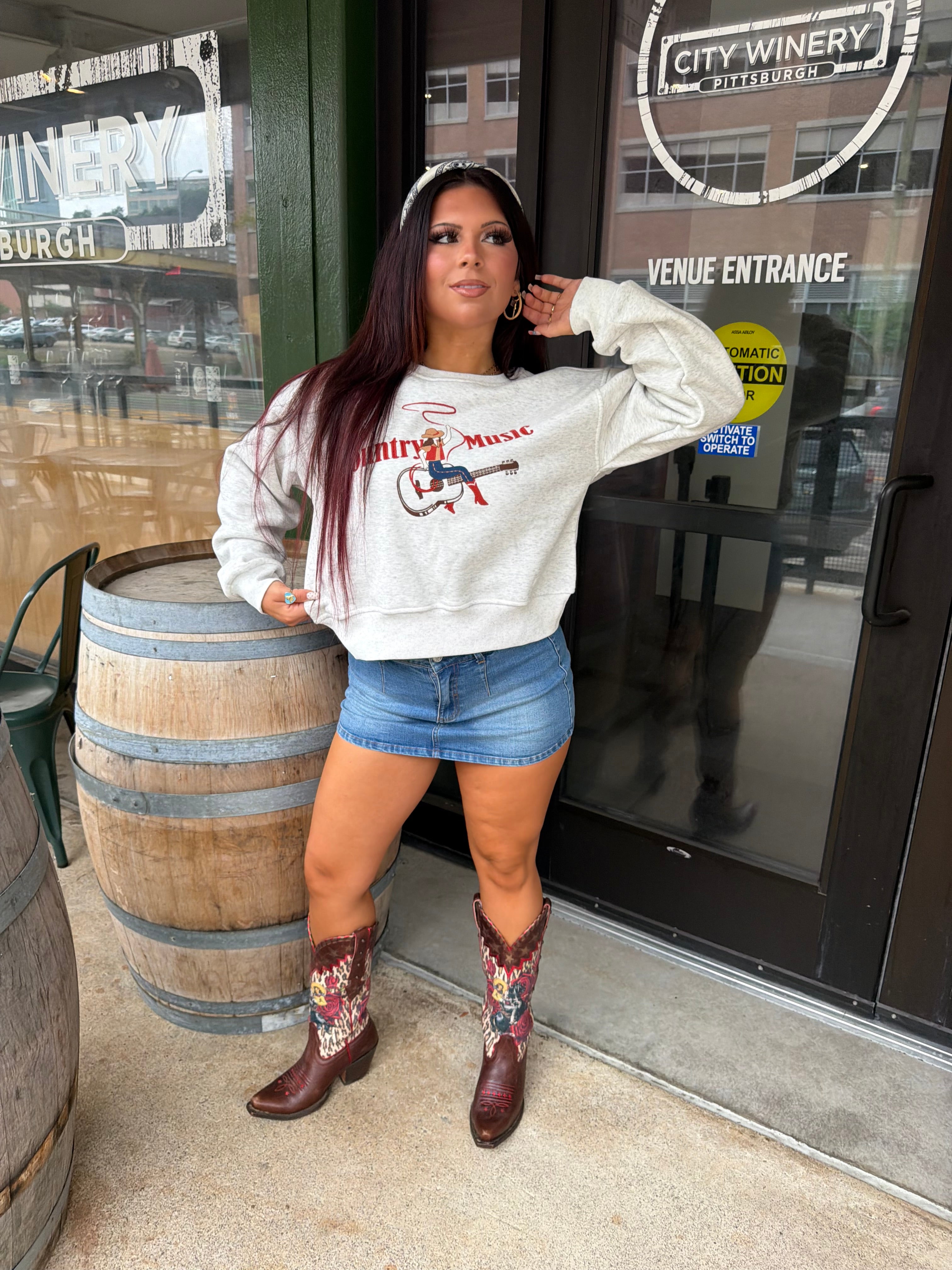 Country Music Cropped Crew