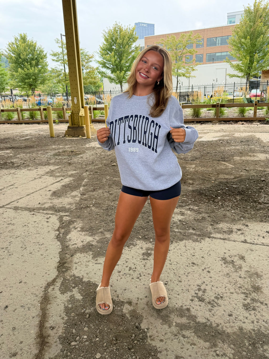 Pittsburgh 412 Crew Navy/Grey