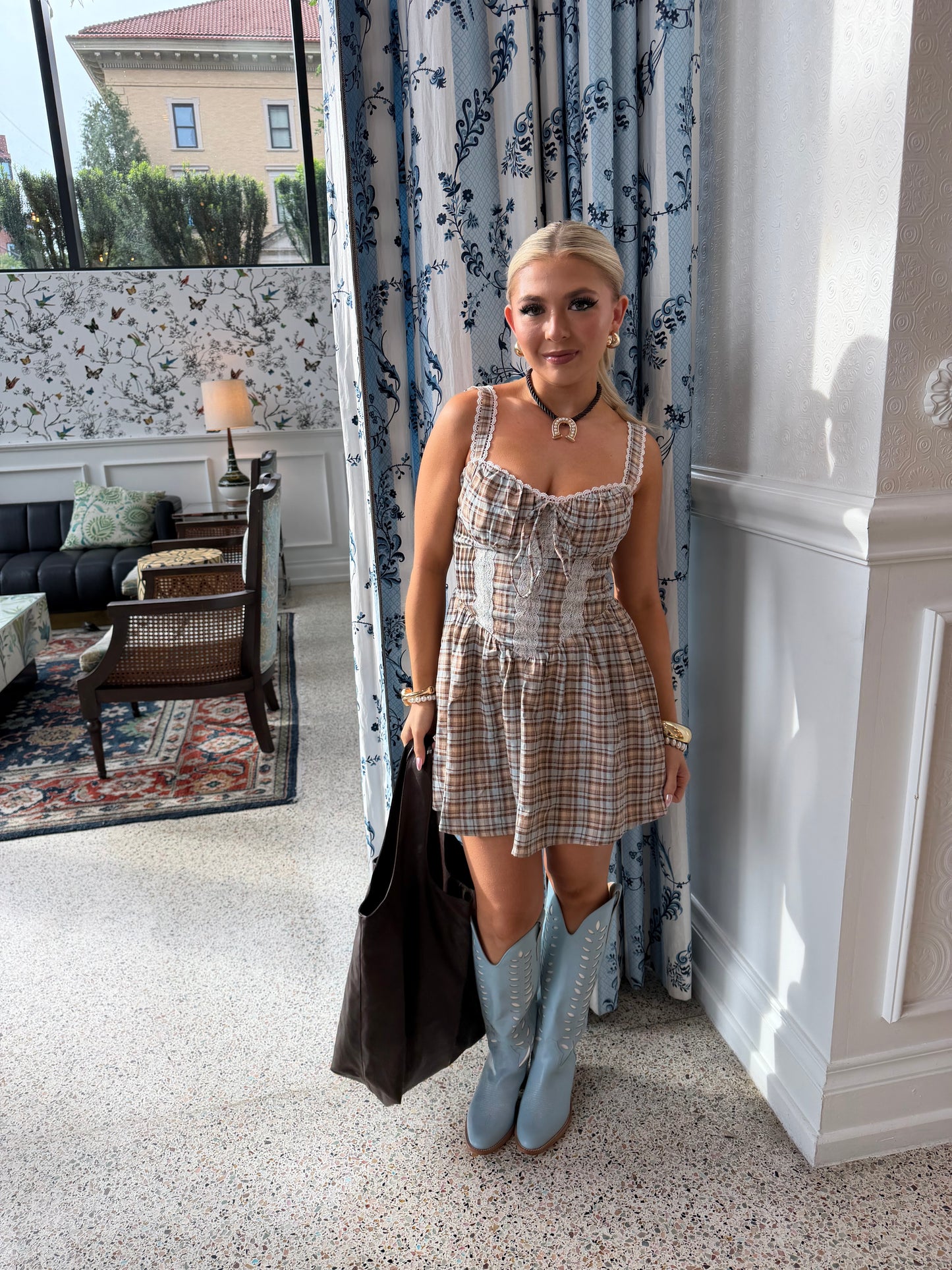 YeeHaw Gingham Dress