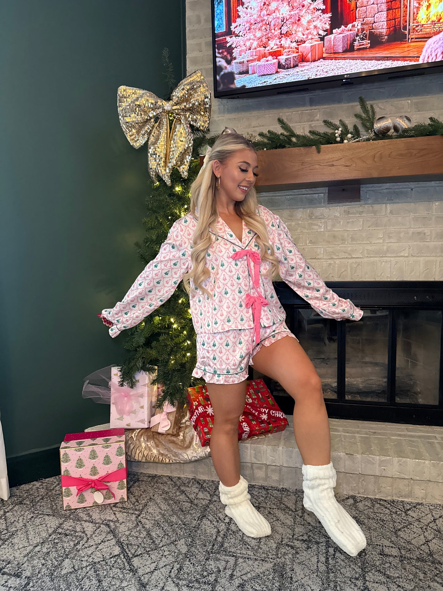 Christmas Tree Farm Jammies (SOLD TOGETHER)