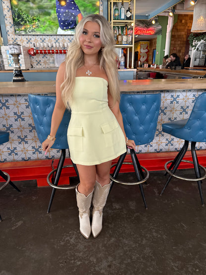 French Vanilla Cargo Dress