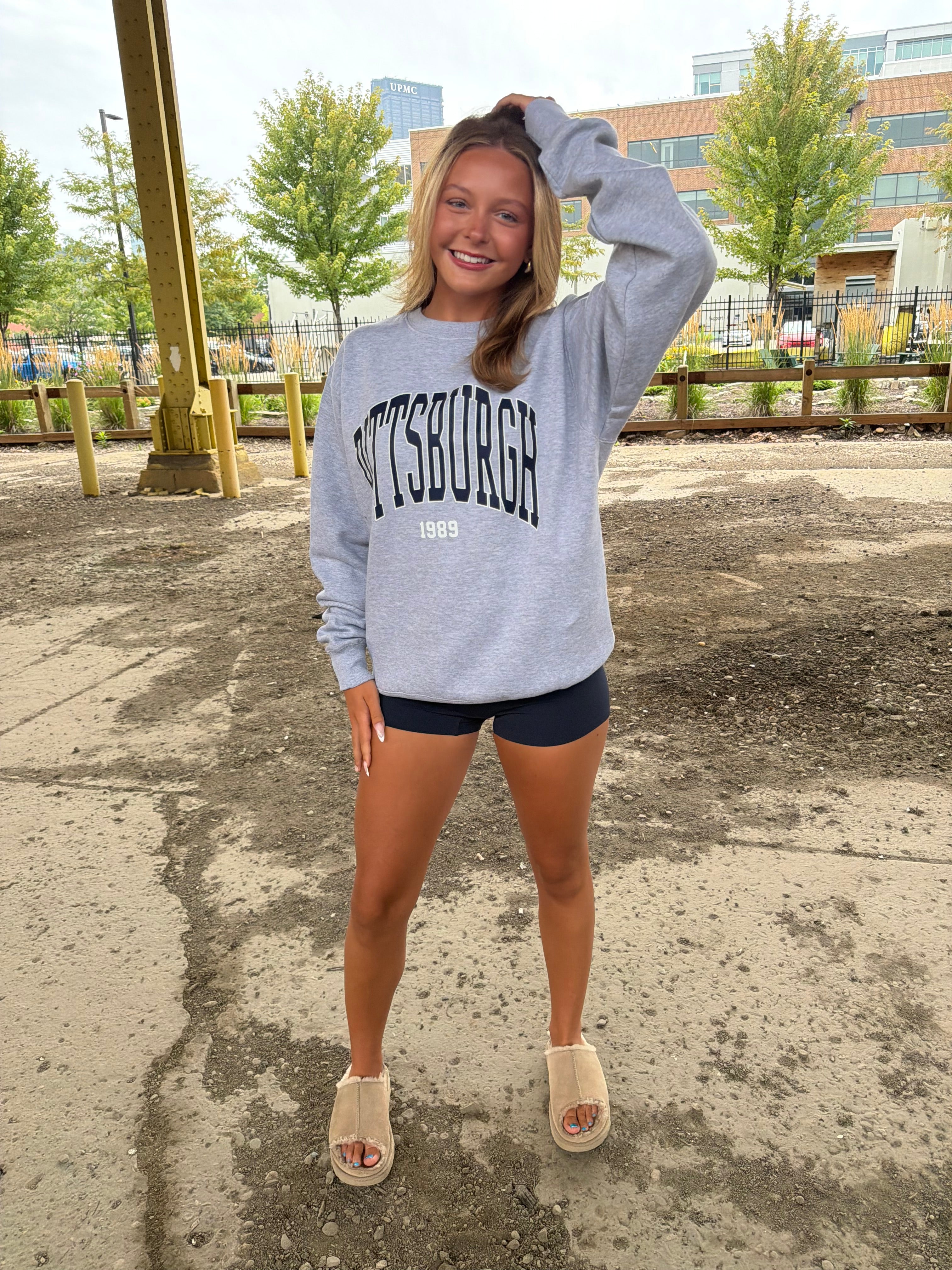 Pittsburgh 412 Crew Navy/Grey