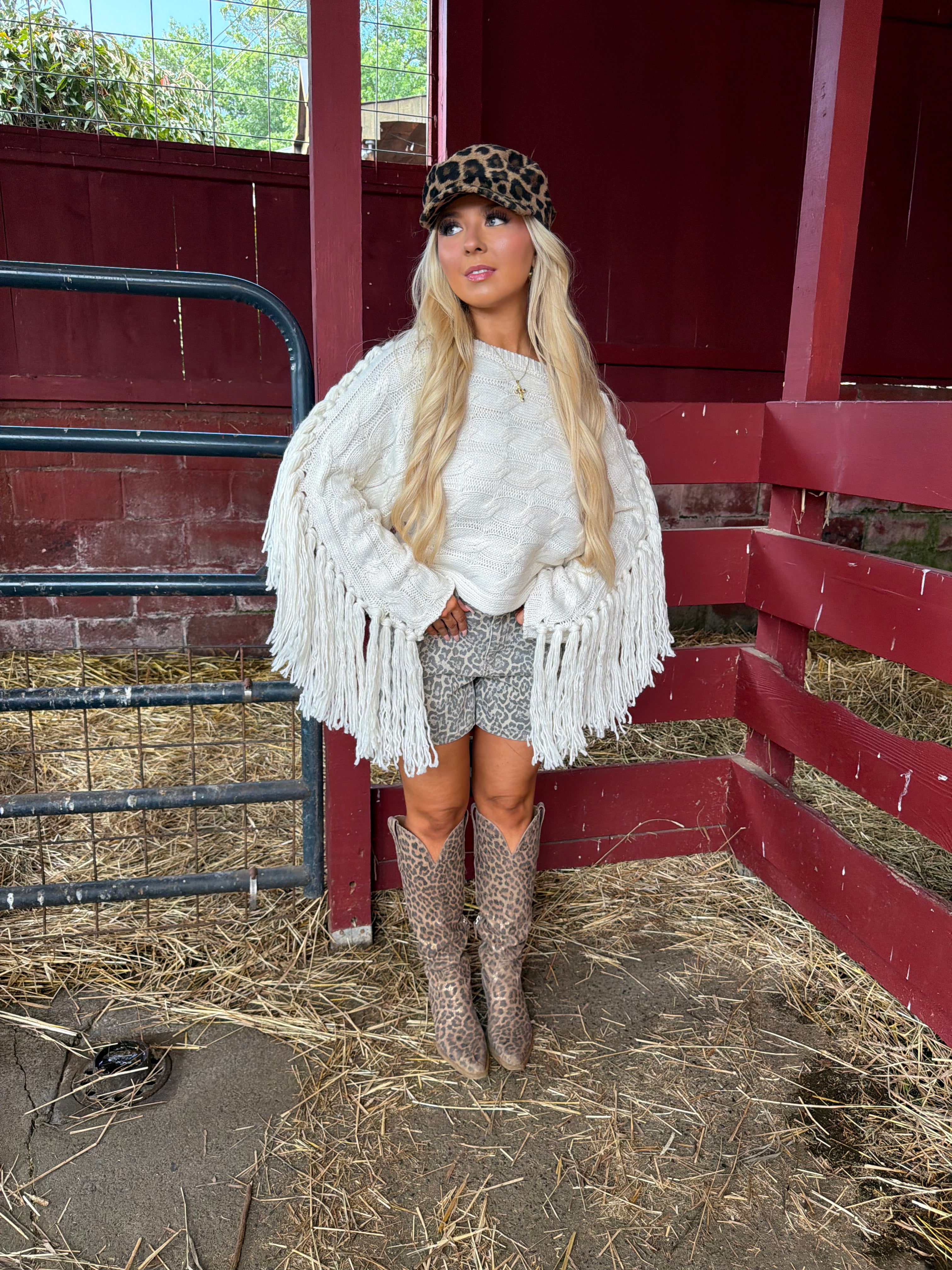 Ashford Fringe Sweater