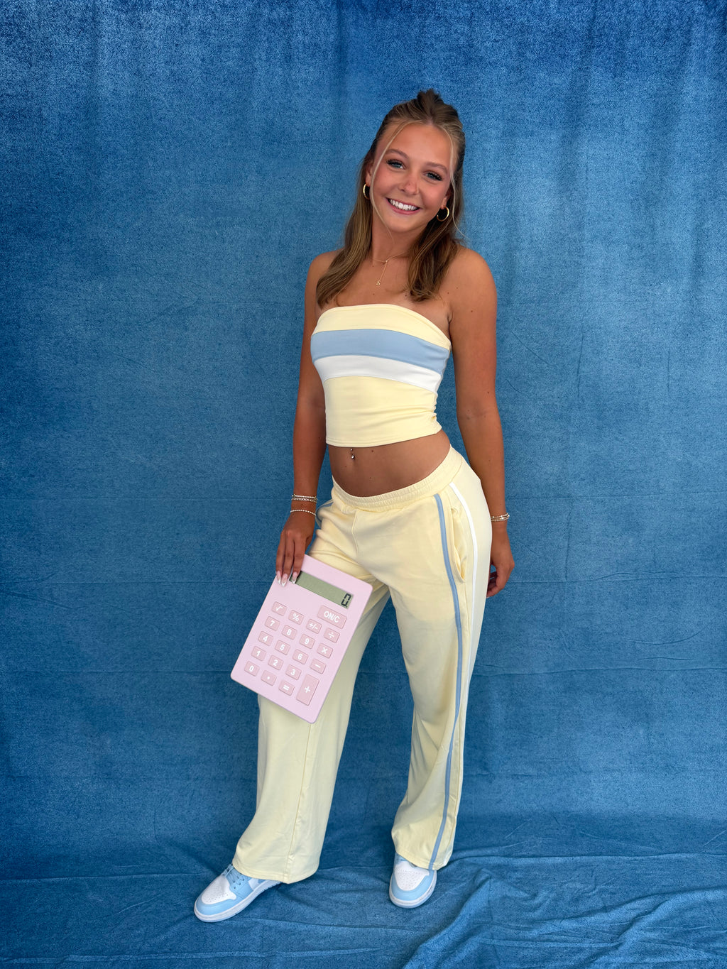 Be Competitive Set in Butter PANT ONLY