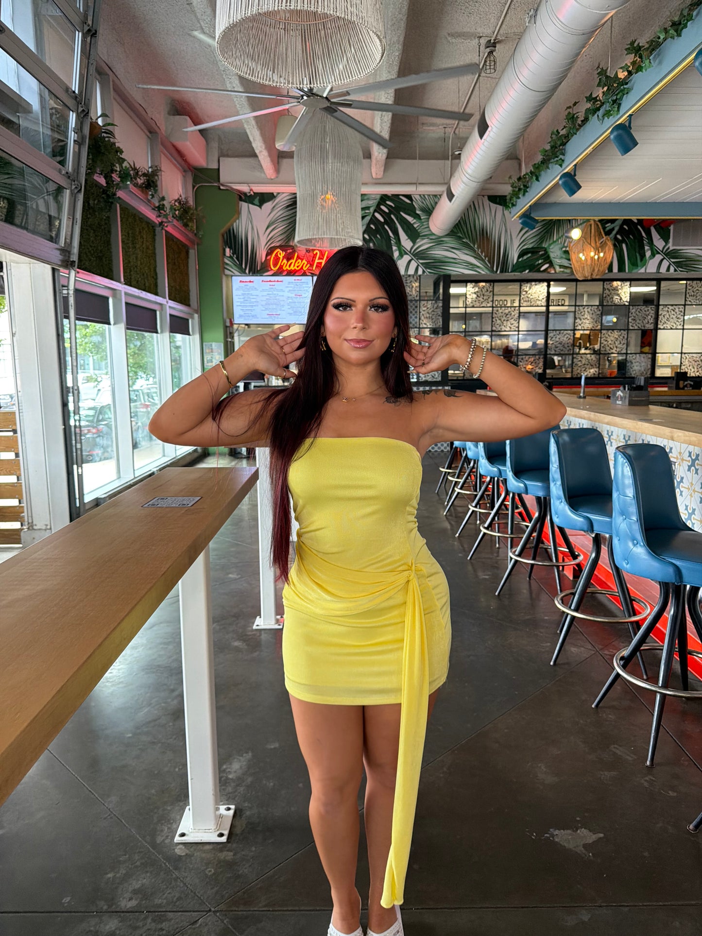 Waist Slimmer Banana Dress