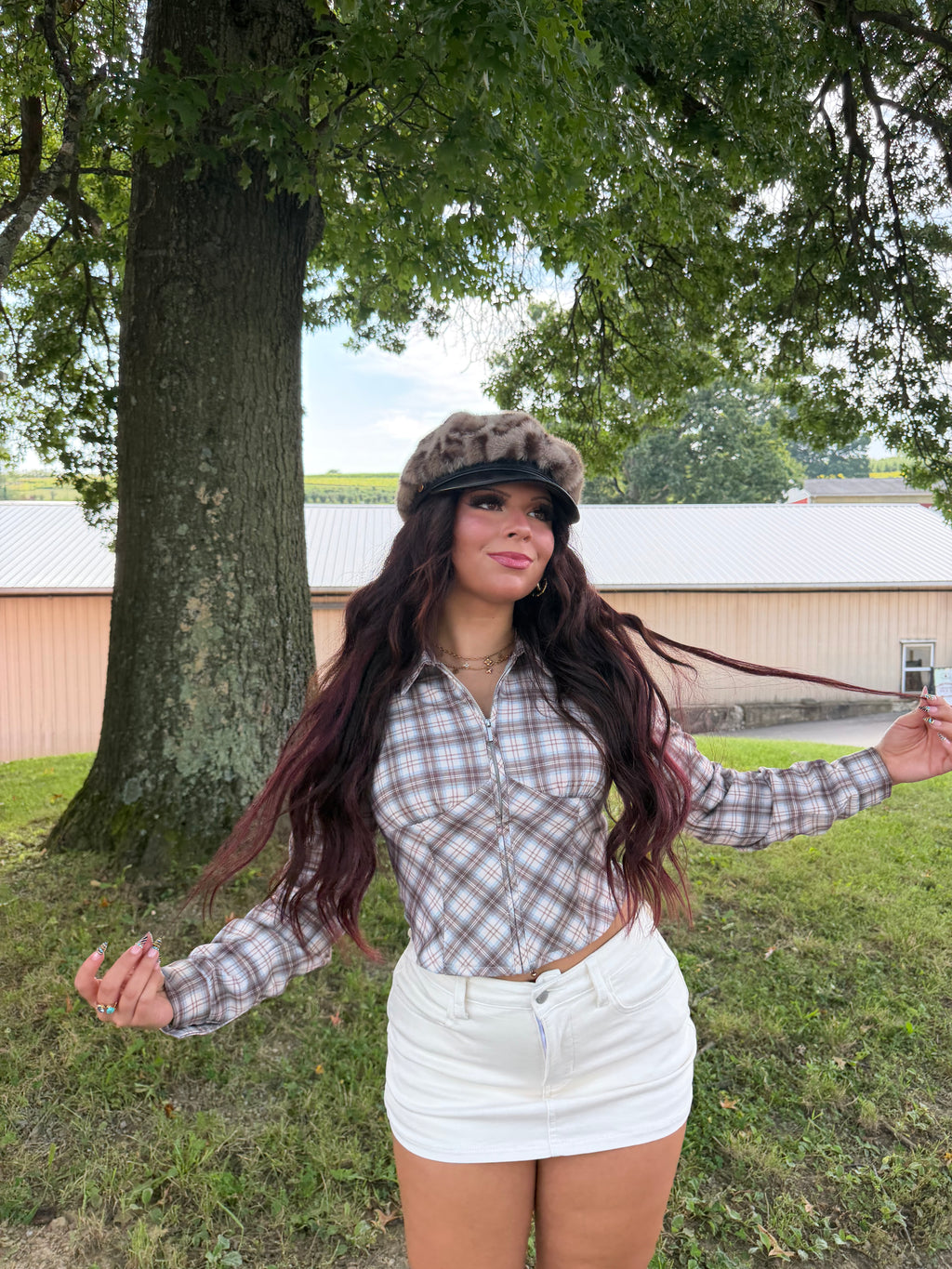 For The Fall, Plaid Top