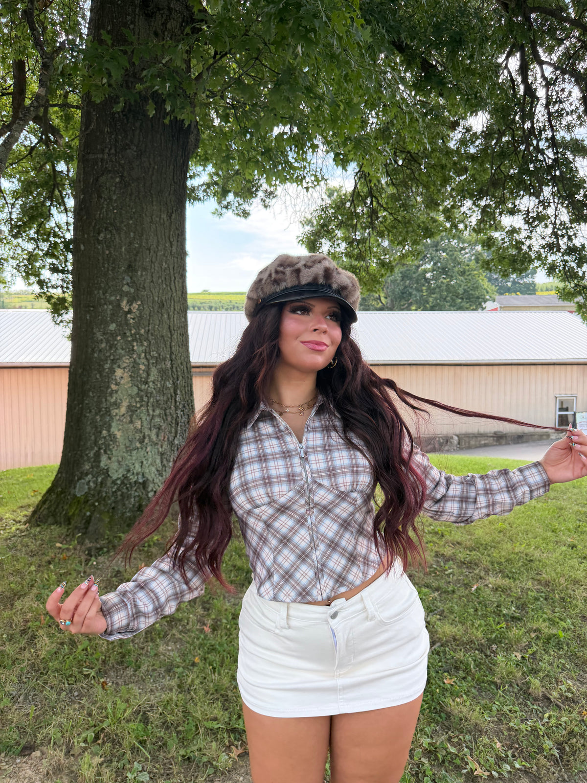 For The Fall, Plaid Top