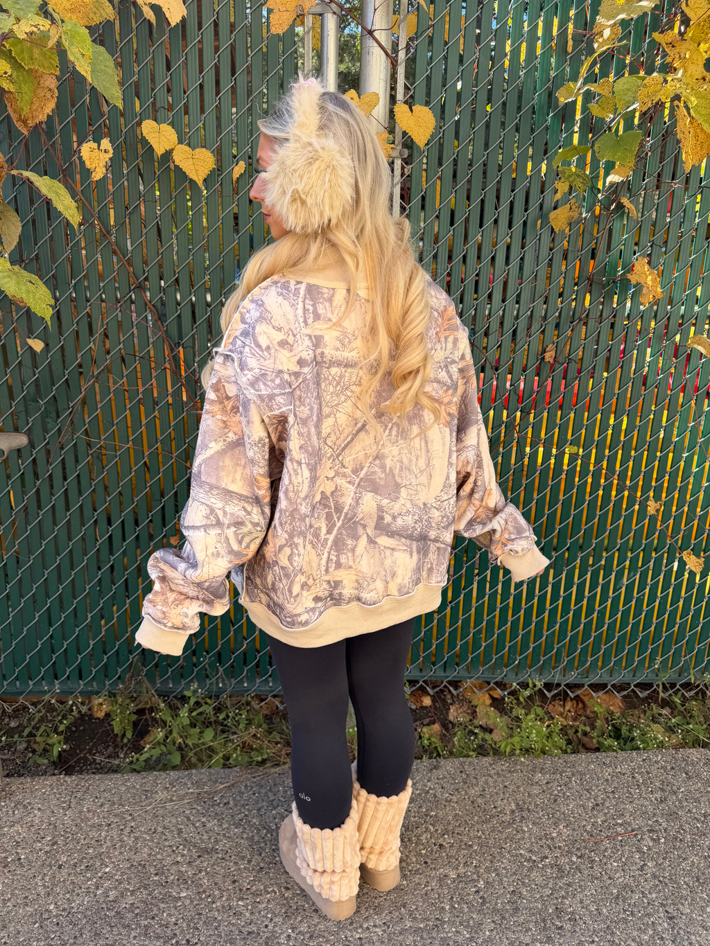 Camo Make Heaven Crowded Mockneck