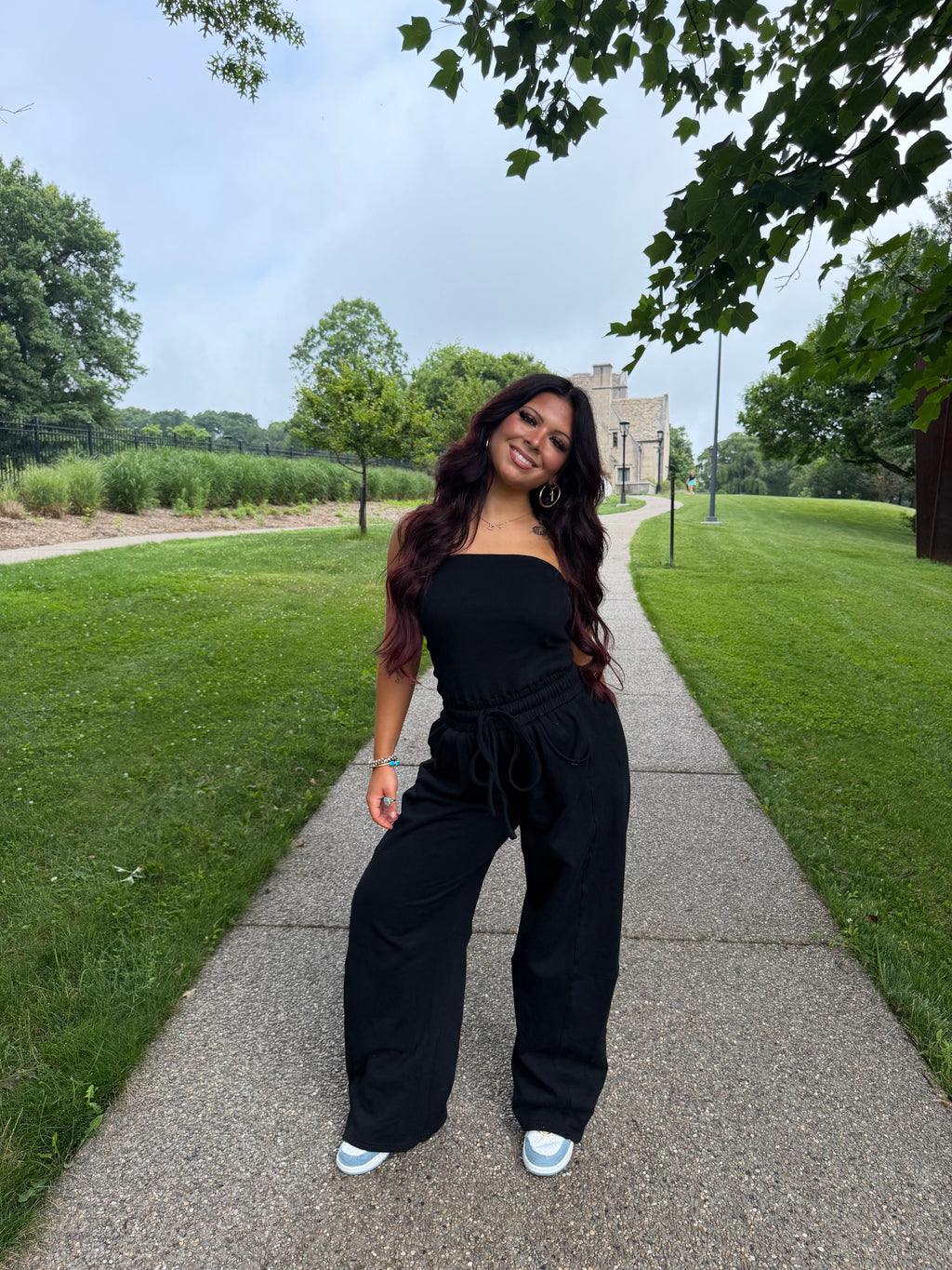 For The Errands Jumpsuit in Black