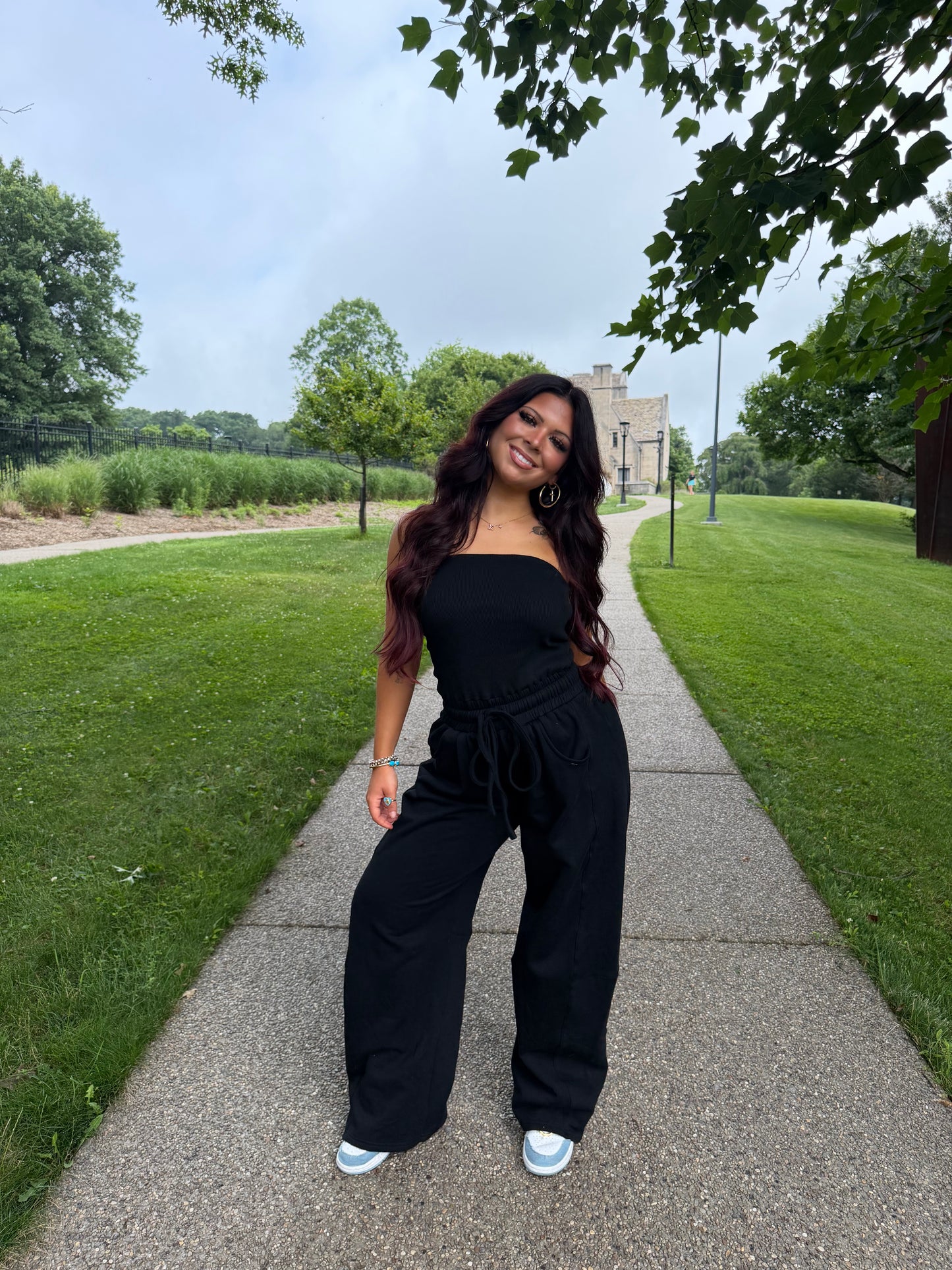For The Errands Jumpsuit in Black