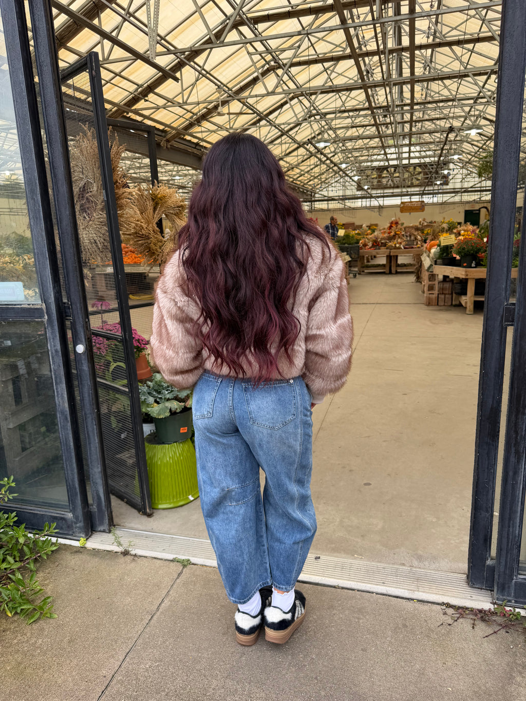 Donatelli Zip Up Fur Coat