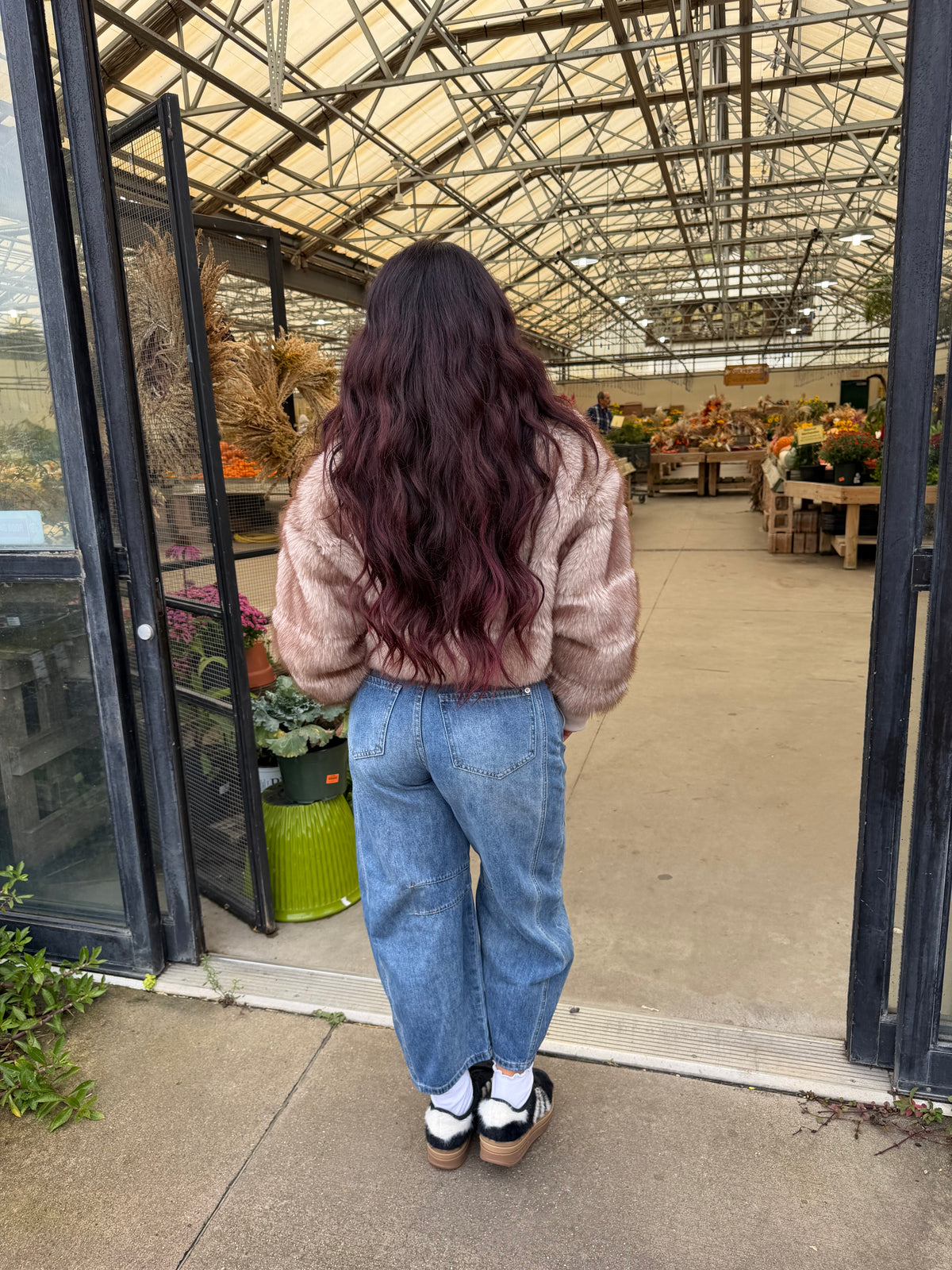 Donatelli Zip Up Fur Coat