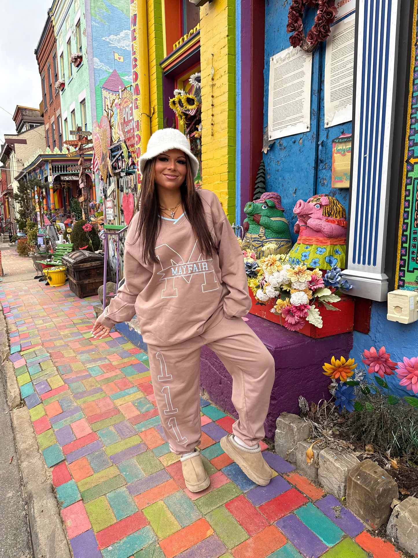 The Mayfair Group Angels V-Neck Sweatshirt