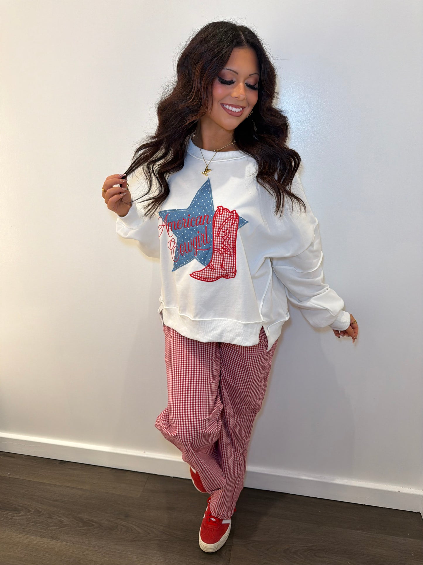 American Cowgirl Crewneck