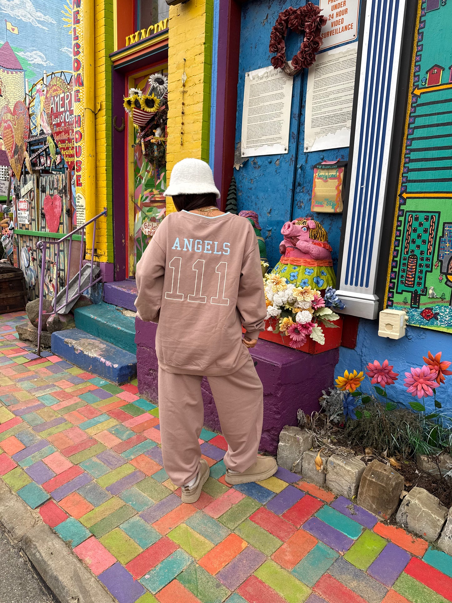 The Mayfair Group Angels V-Neck Sweatshirt