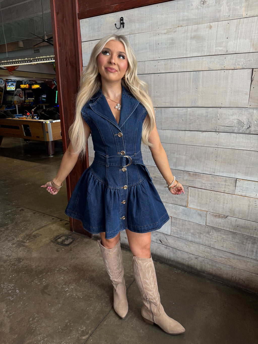 Mild Wear Denim Dress