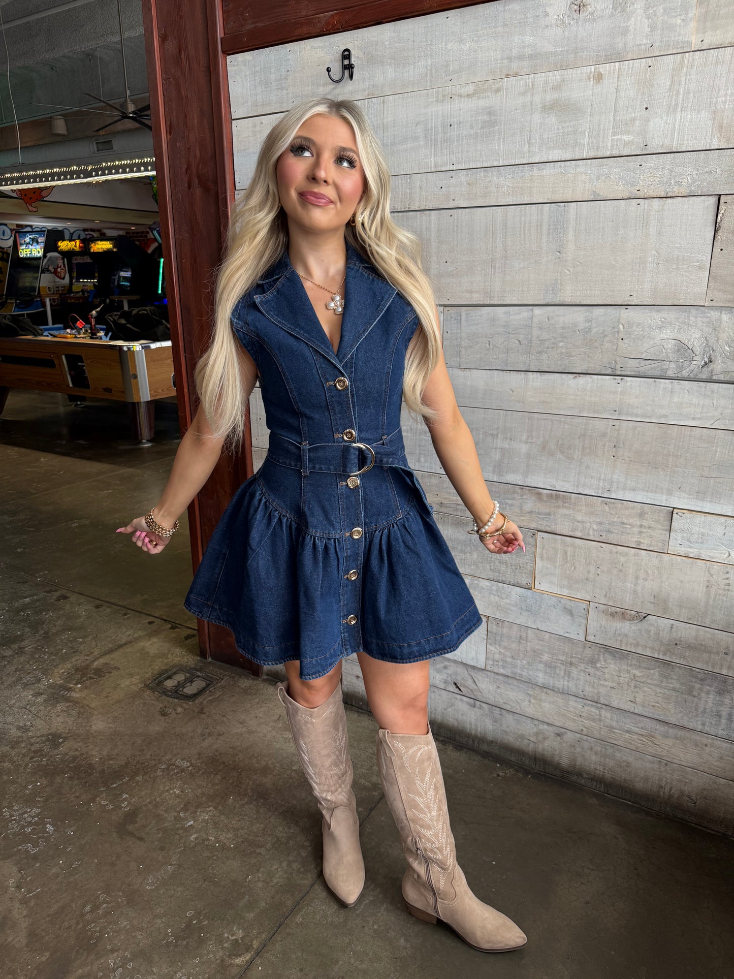 Mild Wear Denim Dress