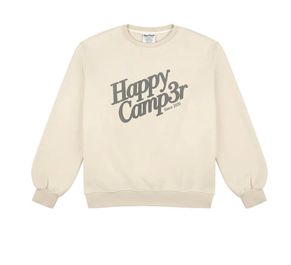 Happy Camp3r Beige Crewneck