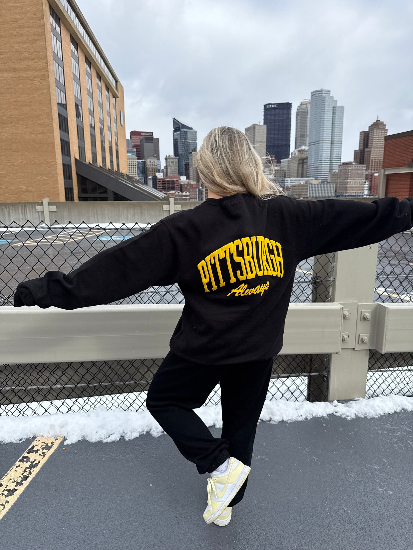 412, W/ Love PGH in Black/Yellow