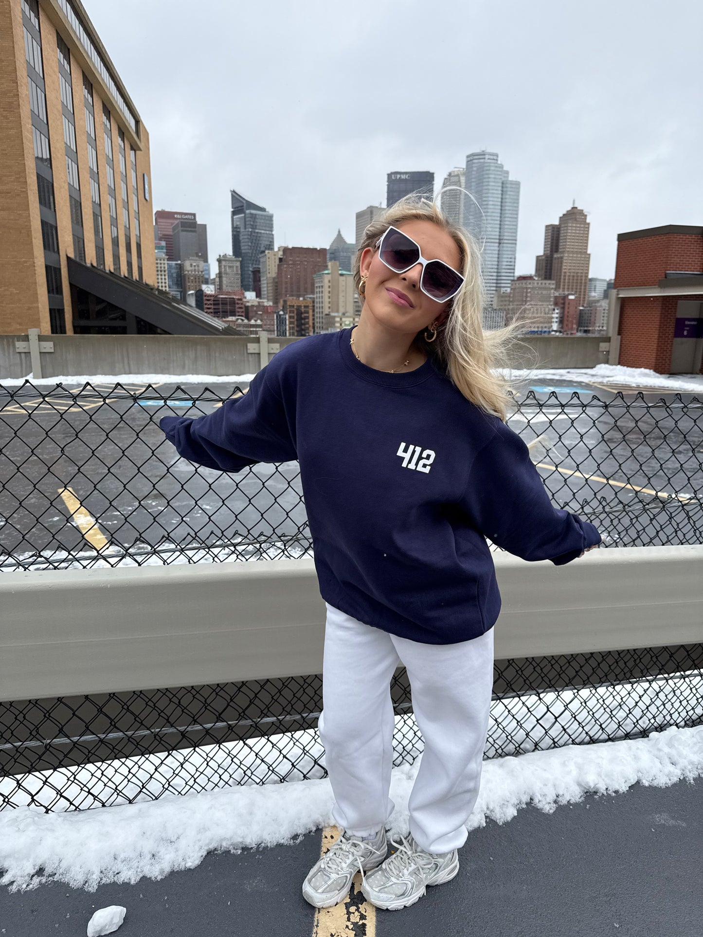 412, W/ Love PGH in Navy