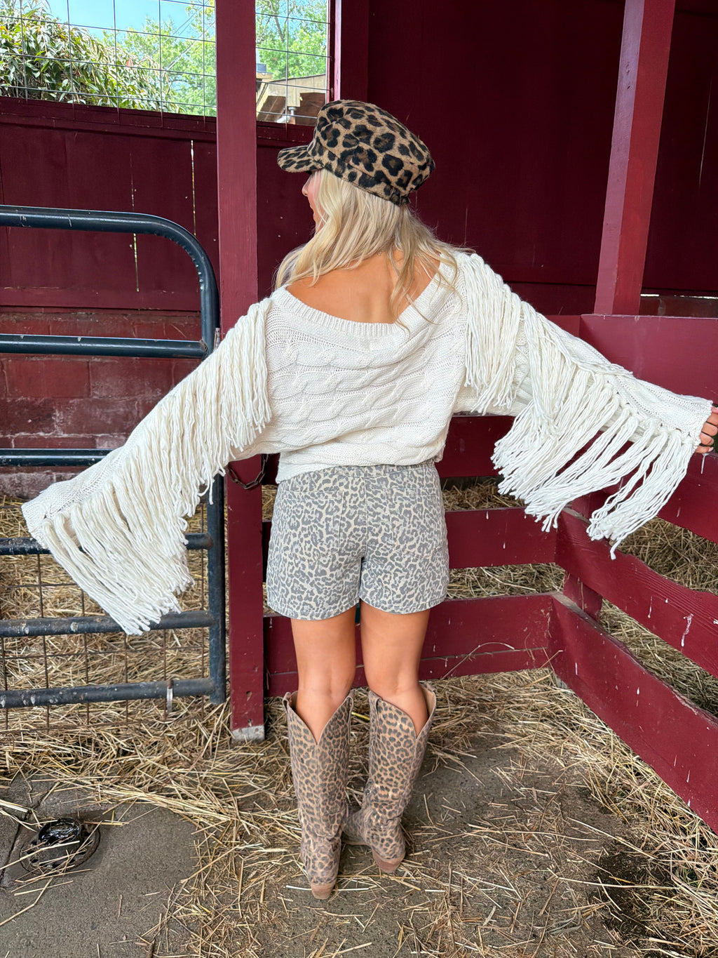 Ashford Fringe Sweater